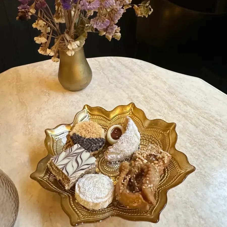 Pastas y té marroquí